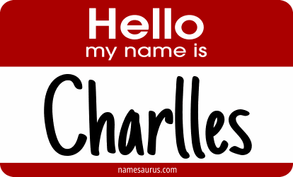 Hello my name is Charlles png download