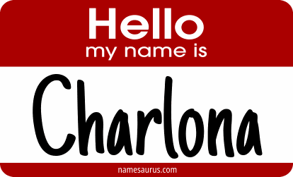 Hello my name is Charlona png download