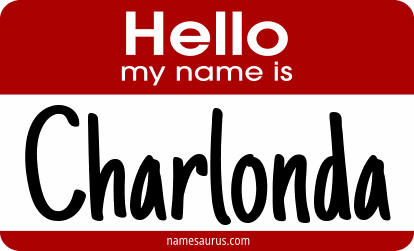 Hello my name is Charlonda png download