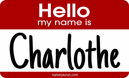 Hello my name is Charlothe png download