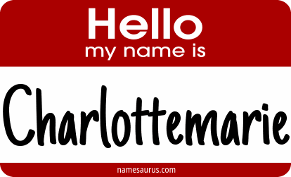 Hello my name is Charlottemarie png download
