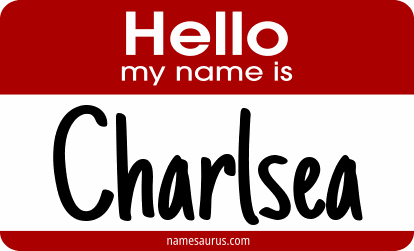 Hello my name is Charlsea png download