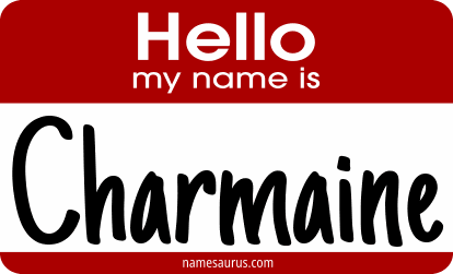 Hello my name is Charmaine png download