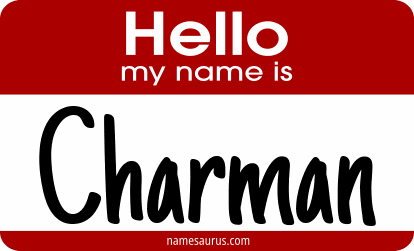 Hello my name is Charman png download