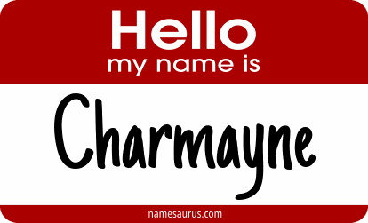 Hello my name is Charmayne png download