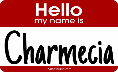 Hello my name is Charmecia png download