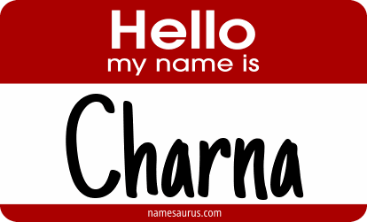 Hello my name is Charna png download