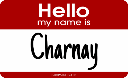 Hello my name is Charnay png download