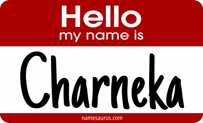 Hello my name is Charneka png download