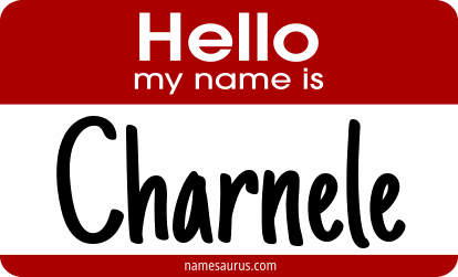 Hello my name is Charnele png download