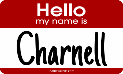 Hello my name is Charnell png download
