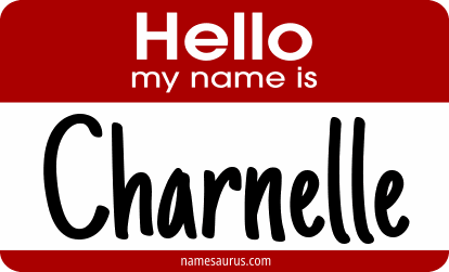 Hello my name is Charnelle png download