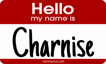 Hello my name is Charnise png download