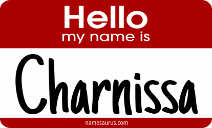 Hello my name is Charnissa png download