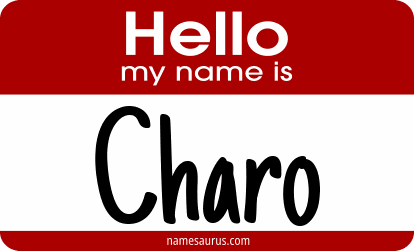 Hello my name is Charo png download