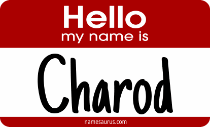 Hello my name is Charod png download