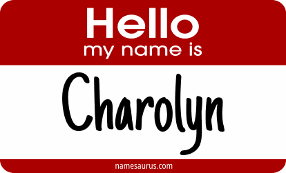 Hello my name is Charolyn png download