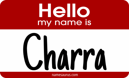 Hello my name is Charra png download