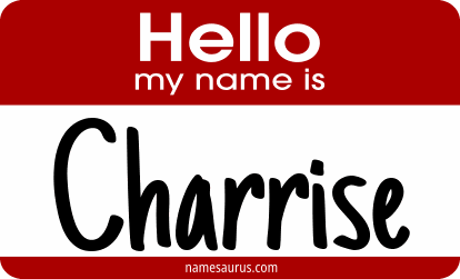 Hello my name is Charrise png download