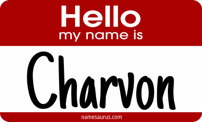 Hello my name is Charvon png download