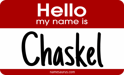 Hello my name is Chaskel png download