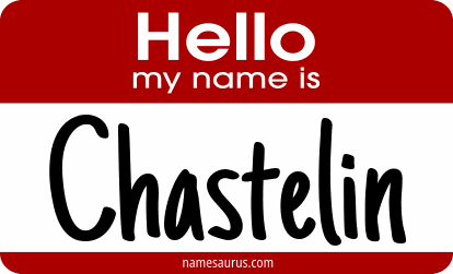 Hello my name is Chastelin png download