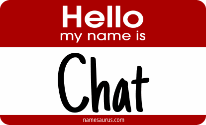 Hello my name is Chat png download