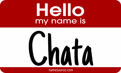 Hello my name is Chata png download
