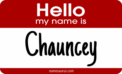 Hello my name is Chauncey png download