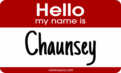 Hello my name is Chaunsey png download