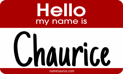 Hello my name is Chaurice png download