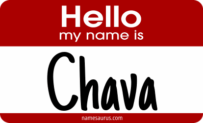 Hello my name is Chava png download