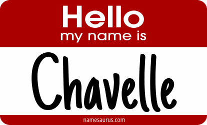 Hello my name is Chavelle png download