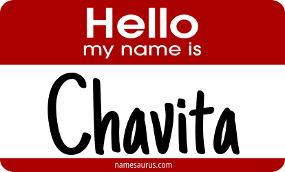 Hello my name is Chavita png download