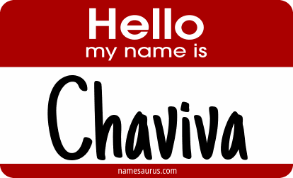Hello my name is Chaviva png download