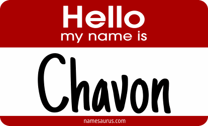 Hello my name is Chavon png download
