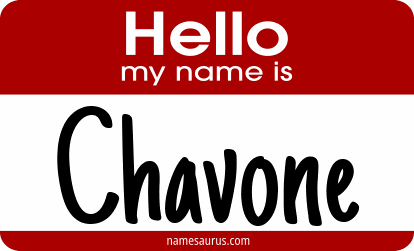 Hello my name is Chavone png download