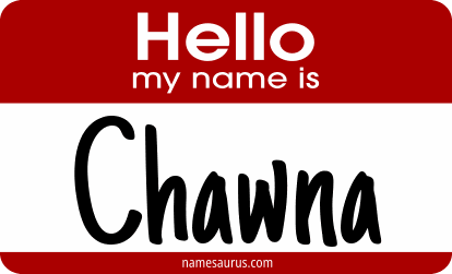 Hello my name is Chawna png download