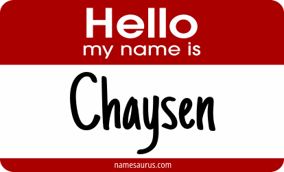 Hello my name is Chaysen png download