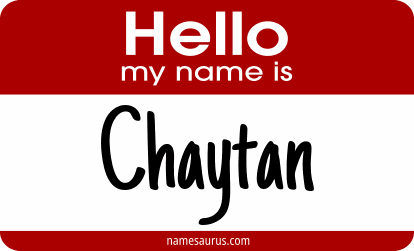 Hello my name is Chaytan png download