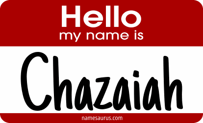 Hello my name is Chazaiah png download