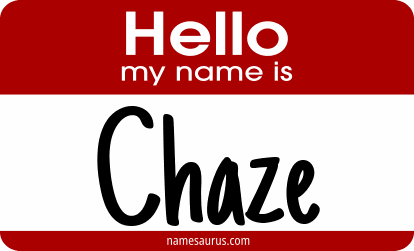Hello my name is Chaze png download