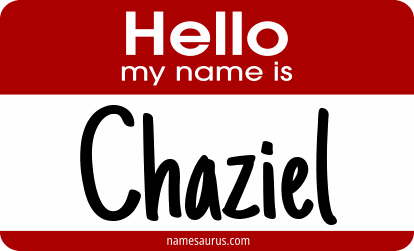 Hello my name is Chaziel png download