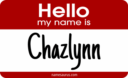 Hello my name is Chazlynn png download