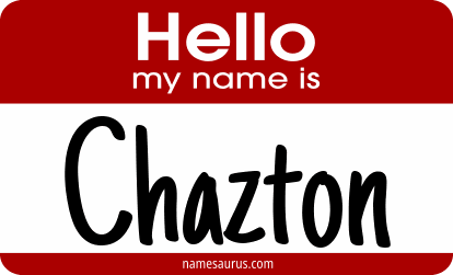 Hello my name is Chazton png download