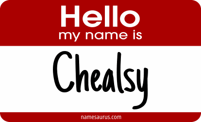 Hello my name is Chealsy png download