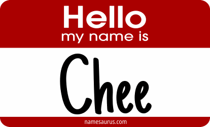 Hello my name is Chee png download