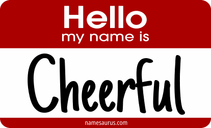 Hello my name is Cheerful png download