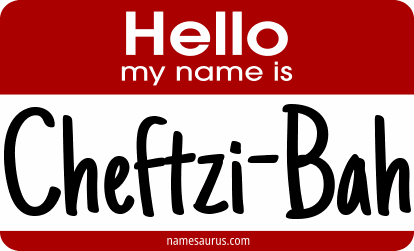 Hello my name is Cheftzi-Bah png download