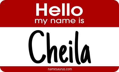 Hello my name is Cheila png download